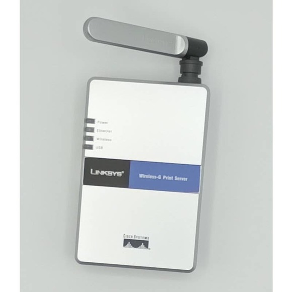 Linksys Wireless-G Print Server For USB 2.0 WPS54G 2.4GHz - Picture 5 of 8
